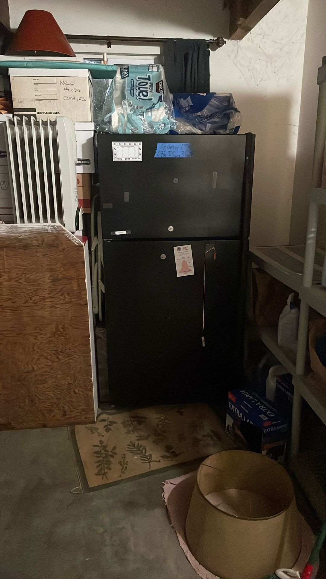 Black Kenmore Fridge