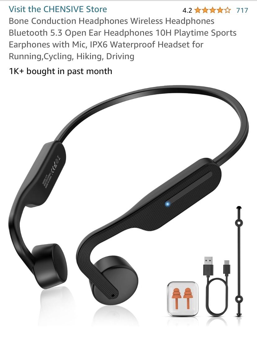 Wireless Bone-Conducting Headphones