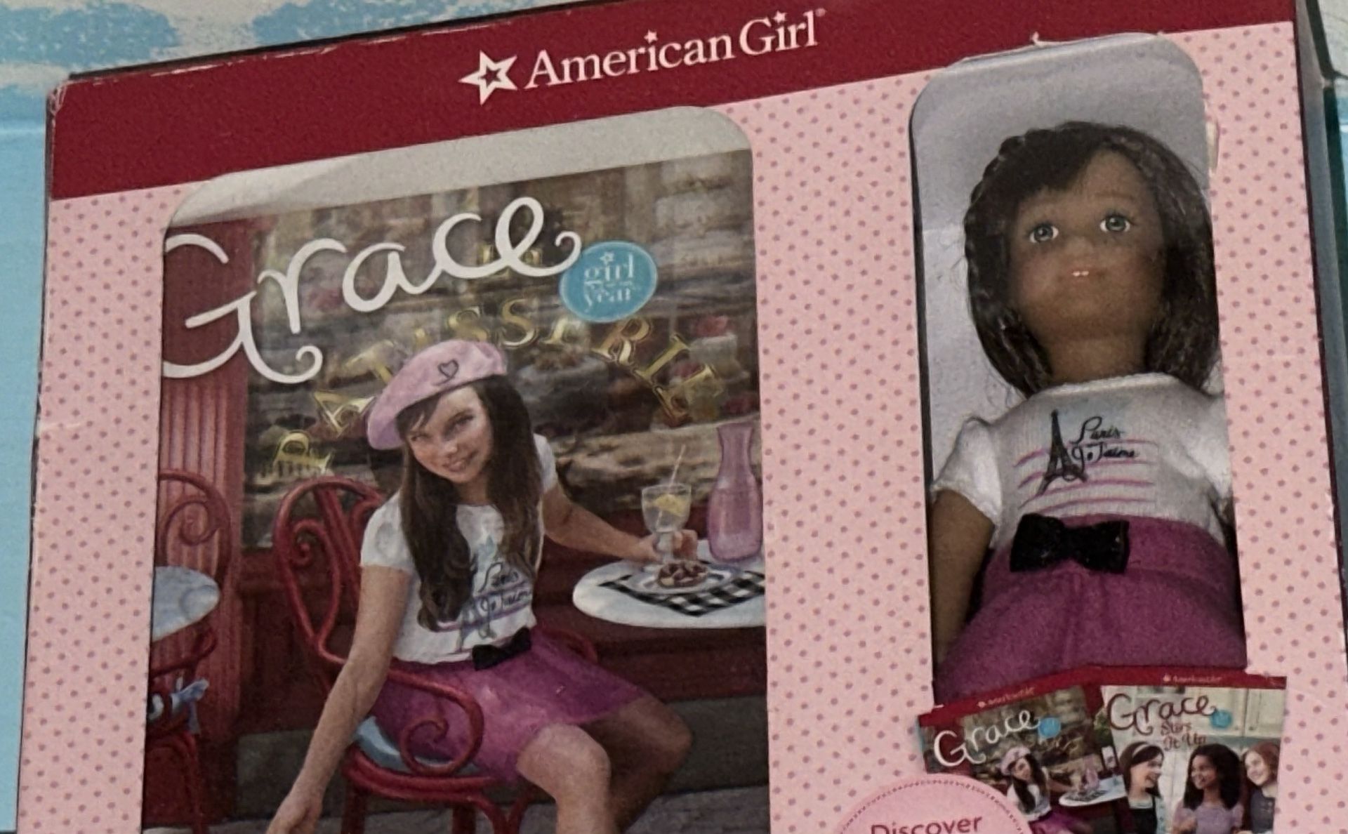 Mini American Girl Doll Grace w/book