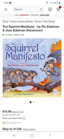 The Squirrel Manifesto/Fiction/Children's Literature