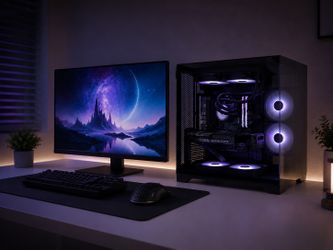 🔥Gaming PC Custom Built ✅🎮Full RGB/Ryzen 5 7500X3D/16GB RAM/1TB SSD🖥RTX 5060 GPU💥Windows 11 Pro/1 Year Warranty‼️$0 Down Finance Available✅