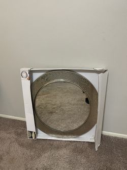 Pewter Mirror 