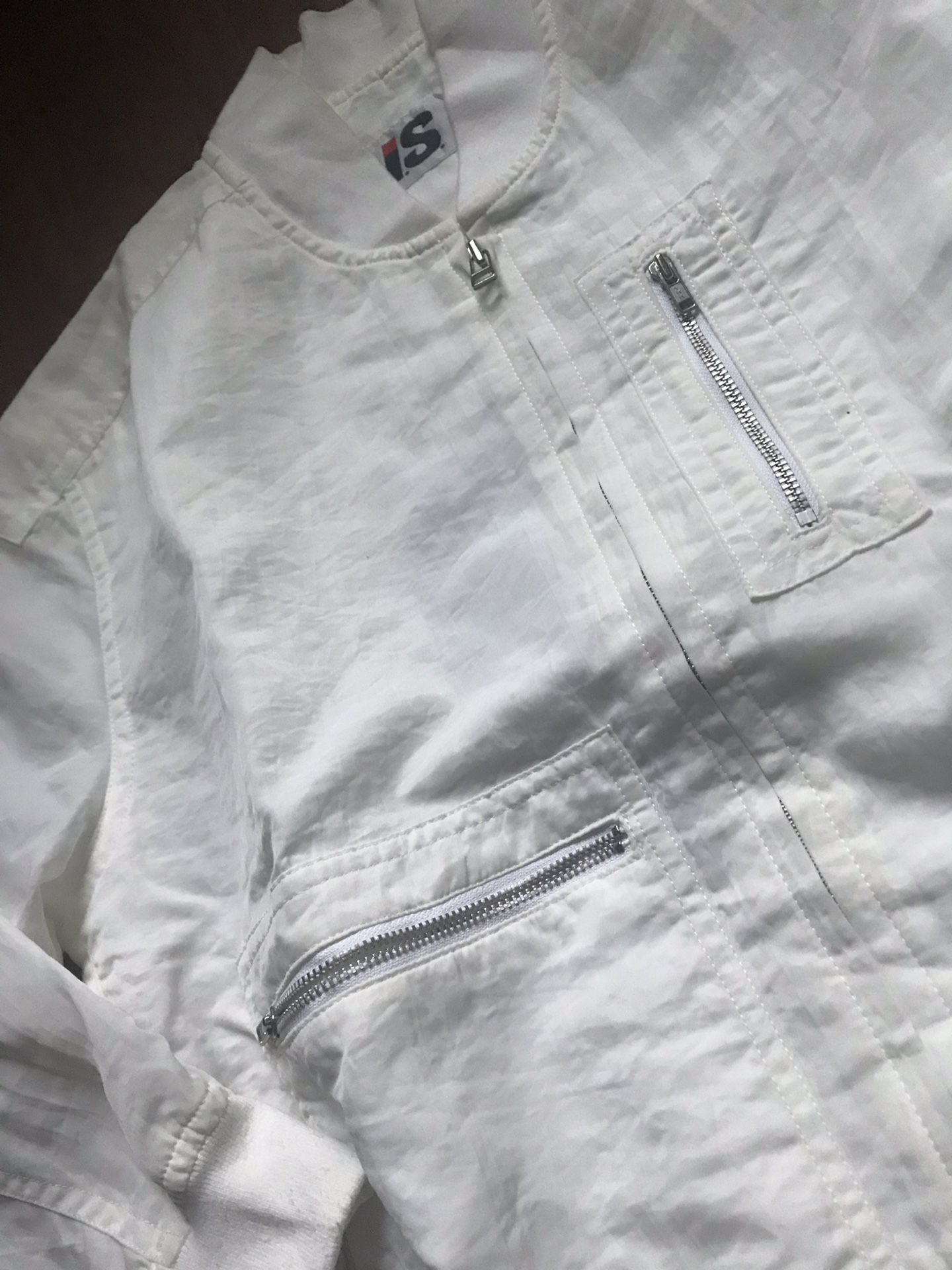 Issey Miyake Archive White Bomber Jacket for Sale in Hillsboro, OR