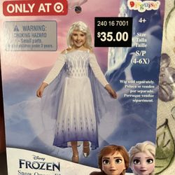 Elsa Frozen 4-6x New