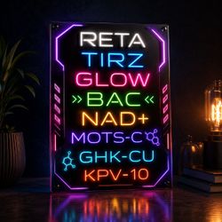Peptide Neon lights