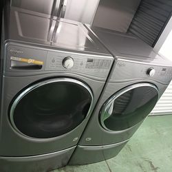 Whirlpool Glass Front Washer And Dryer Set 