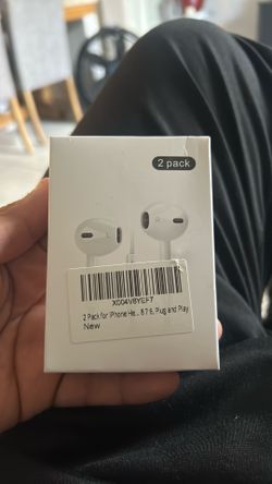 Apple air pods with wire.