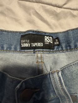 Boys RSQ Light Blue Tapered Skinny Jeans