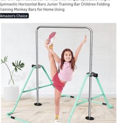 Gymnastics Bar for Kids,Adjustable Height