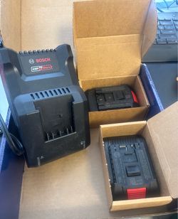 Bosch GXS18V-11N25 18V 4.0 AH batteries and chargers starter kit