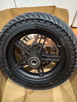 Electric Scooter Wheel with Brake Disc