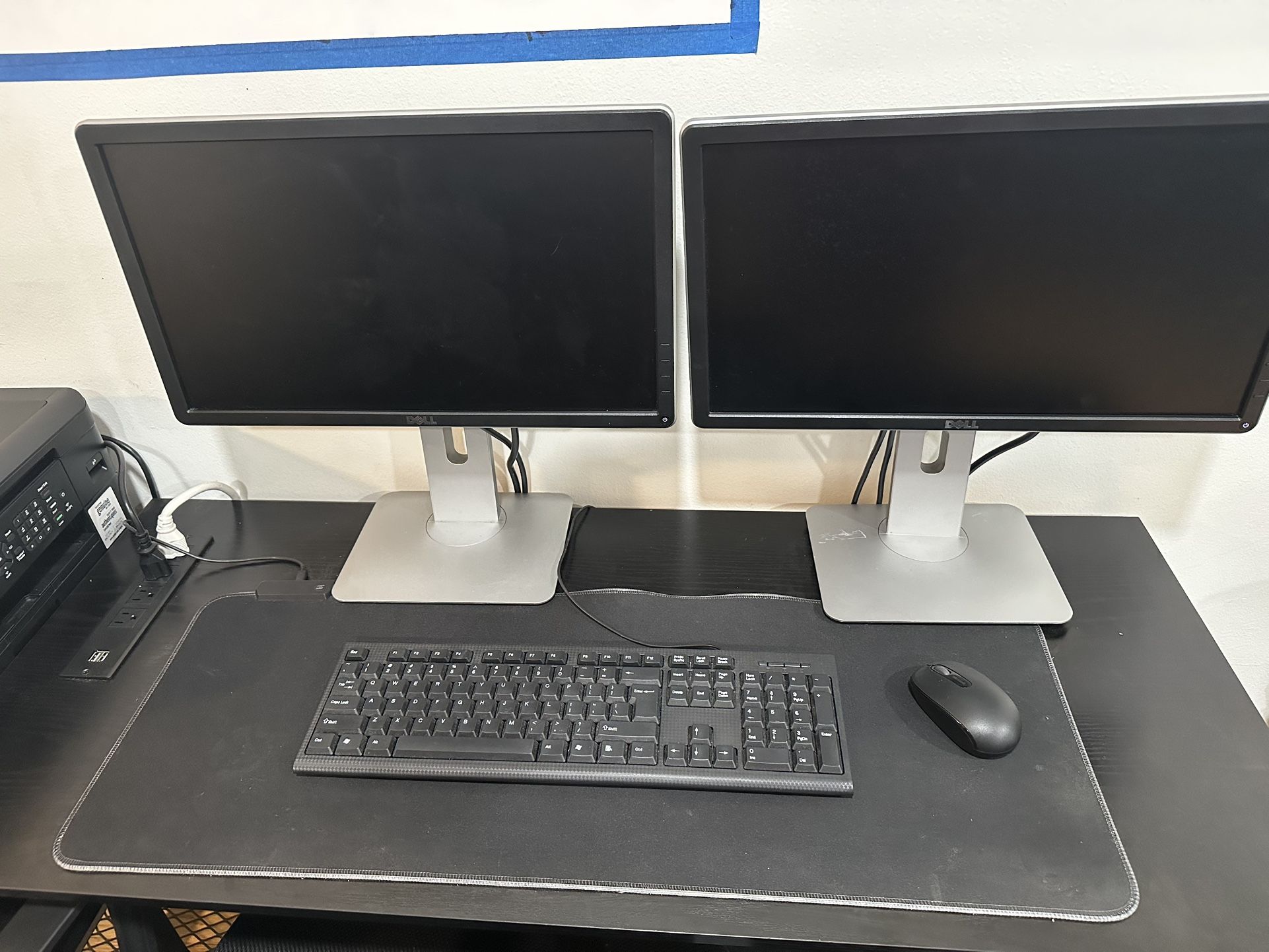 Dell Desktop Computers Double Screen