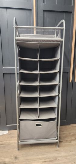 Shoe Storage Tower With Baskets