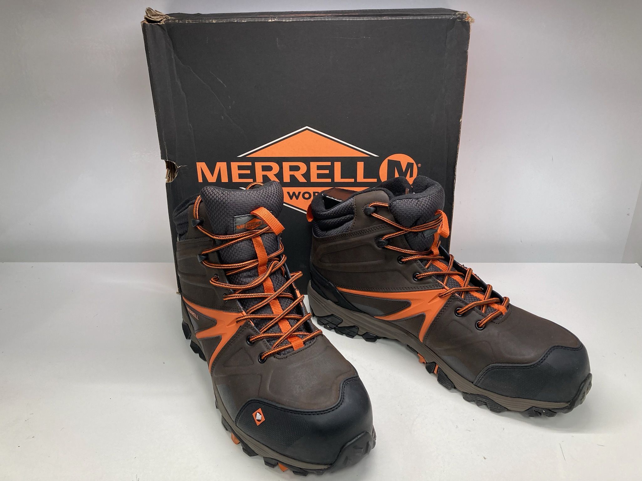 Merrell J15729 Trailwork Mid CT Hiking/Work Waterproof Boots