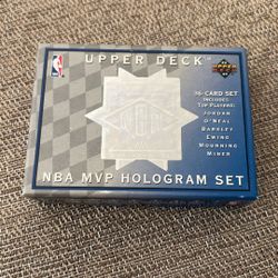 Upper Deck NBA MVP Hologram Set