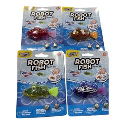 Robot Fun Fish Water-Activated Toy – 4 Pack