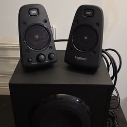 Logitech Speaker System  w/Bluetooth audio adapter