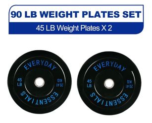 45 lb Olympic Bumper Plates – (6 pairs) 540 lbs Total