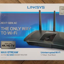 New Linksys AC1750 MU-MIMO Router