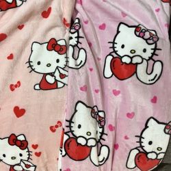 Hello Kitty Valentines Day Blankets 