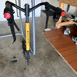 Two Bike Rack With 7” Hitch And Extender