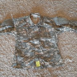 Military Uniform Jacket Buzz Off Camo 
