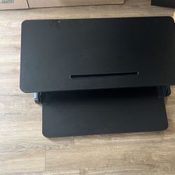 Black Extendable Stand Up Desk 