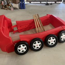 Vintage 90s Little Tikes Race Car Bed - Twin Size