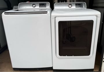 Samsung Washer + Electric Dryer Set WA50M7450AW