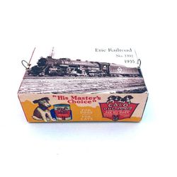 VINTAGE - Empty EERIE RAILROAD Train Promotional Box No 3392 Steam Freight
