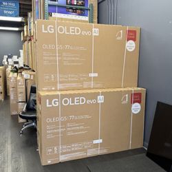 77 INCH LG OLED G5 BRAND NEW SEALED SMART 4k TVS 