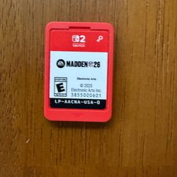 Madden 26 switch 2 version no case