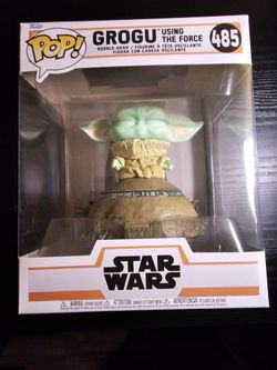 FUNKO POP! GROGU USING THE FORCE #485 STAR WARS