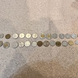 Lot Of  Assorted Coins From Different Countries 