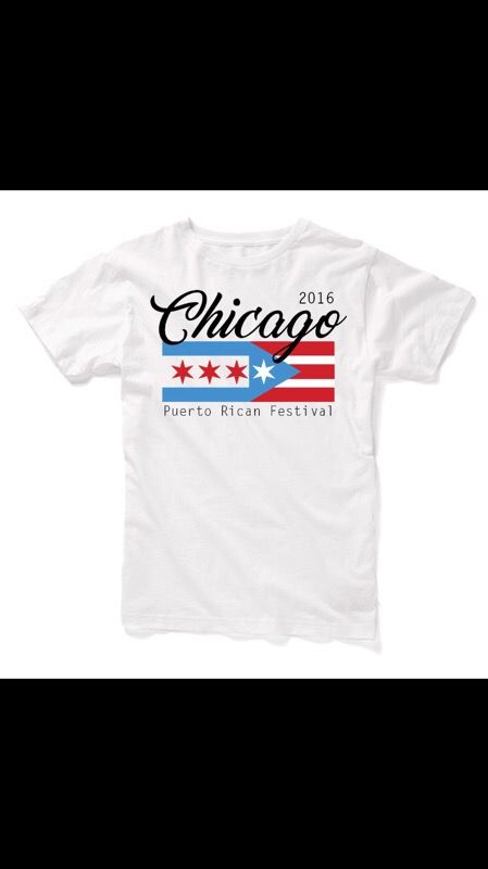 Sponsored PuertoRican day festival tee