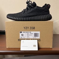 Adidas Yeezy 350 V1 Pirate Black Size 9.5 