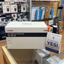 Sigma 60-600mm For Sony