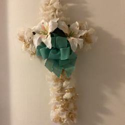 Easter wreath cross