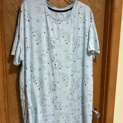 Secret Treasure 2x -3x Ladies Short Sleeve Night Gown 