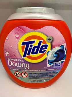 Tide Power Pods Downy detergent 25 XL