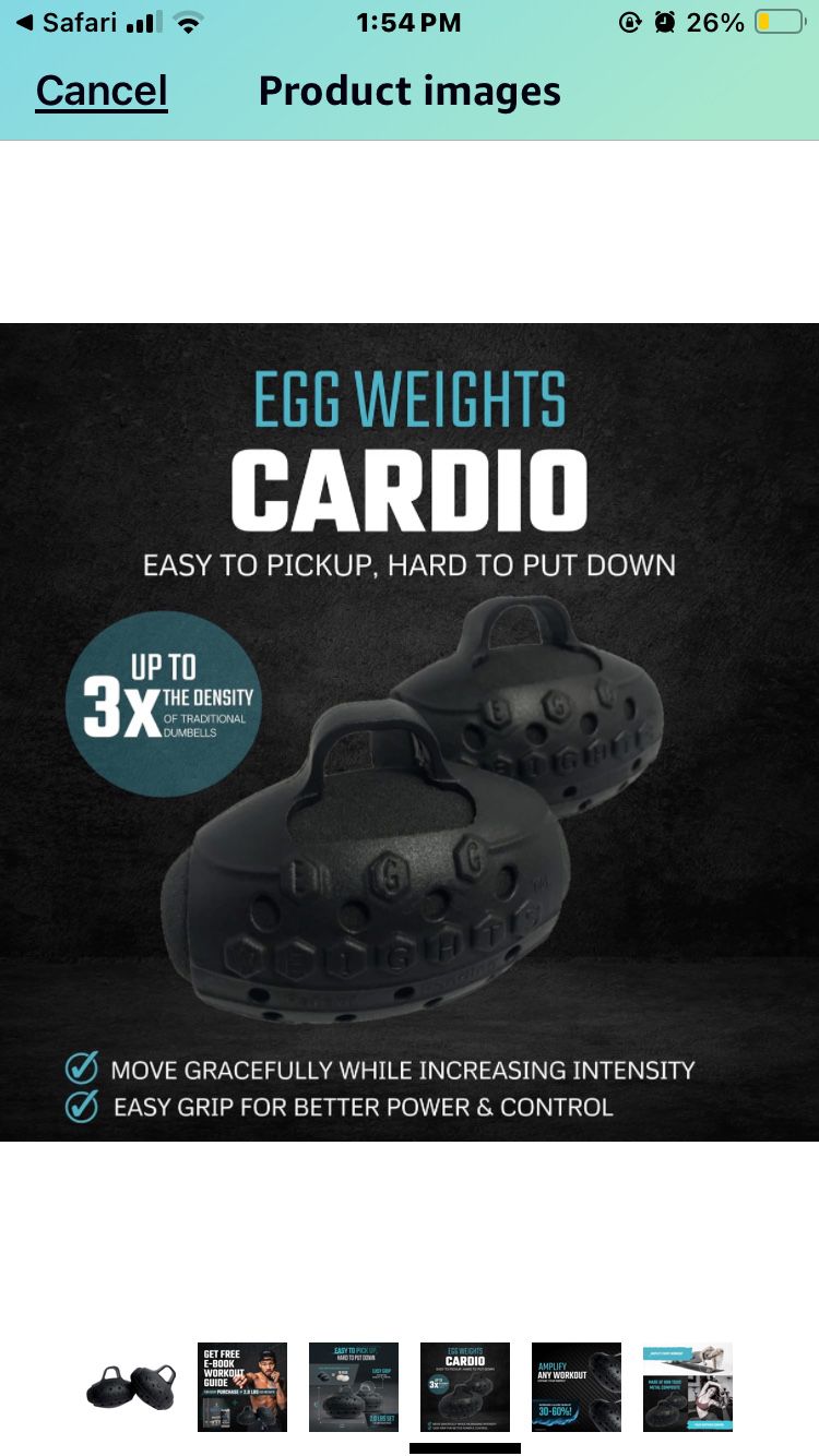 Egg Weights Cardio 