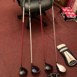 Ping G30  Titleist D15,  really nice and Like new Also Three other drivers a really nice And Taylor made, R9