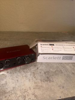 Focusrite Scarlett Solo 3rd Gen USB Audio Interface