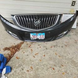 Front Bumper With Chrome Inserts 
