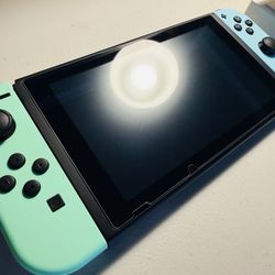 MINT NINTENDO SWITCH ANIMAL CROSSING SPECIAL EDITION VIDEO GAME CONSOLE