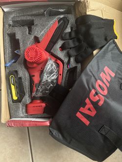6in Cordless Brushless Mini Chainsaw Set 20V WOSAI