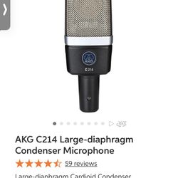 AKG 214 condenser microphone