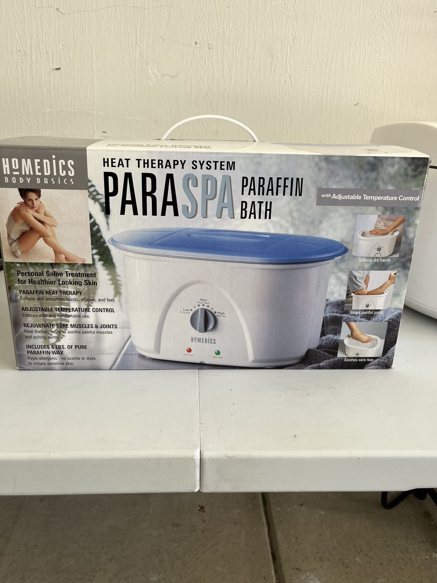 Homedics Heat Para Spa Paraffin Bath with Wax