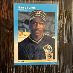 Barry Bonds Rookie Card
