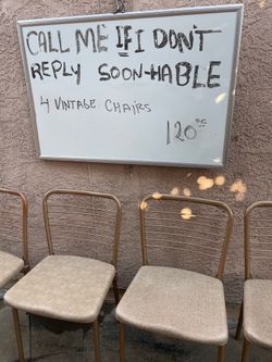 Samsonite vintage chairs